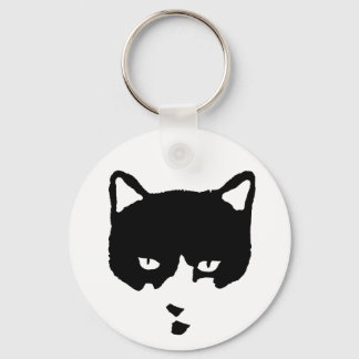Tuxedo Cat Key Chain