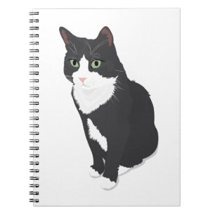 Tuxedo Cat Notebook