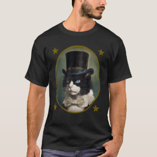 Tuxedo Cat Presidents Day George Washington Abraha T-Shirt