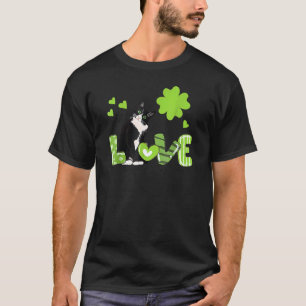 Tuxedo Cat Saint St Patrick's Paddy's Day Cat T-Shirt