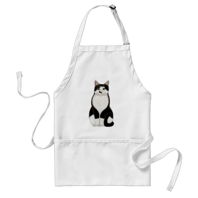 Tuxedo Cat Standard Apron (Front)