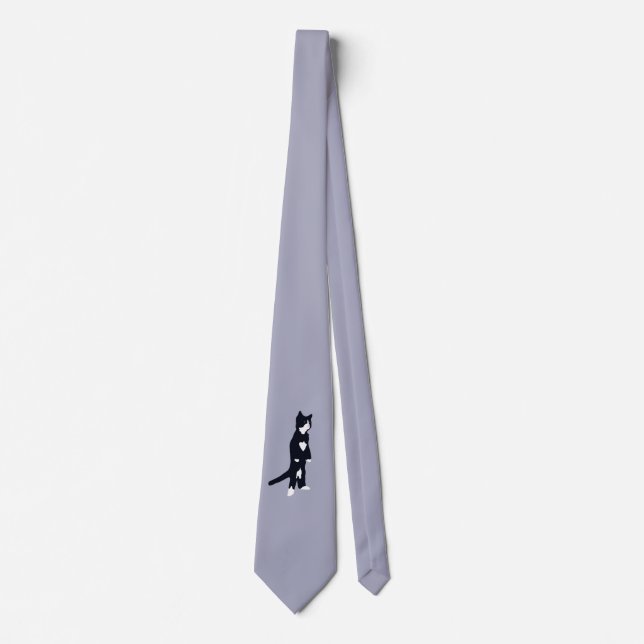 Tuxedo Cat Tie (Front)