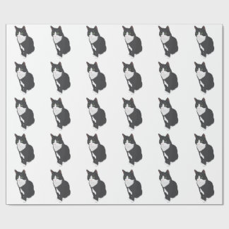 Tuxedo Cat Wrapping Paper