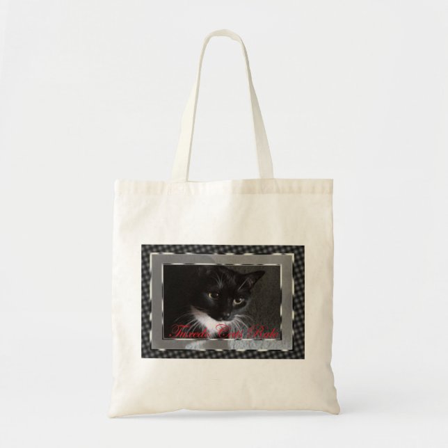 Tuxedo Cats Rule Tote (Front)