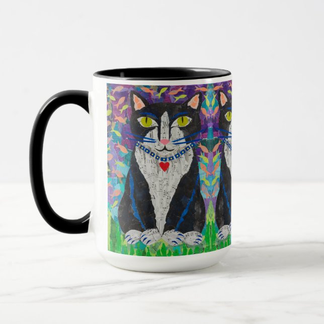 Tuxedo Dreams Mug (Left)