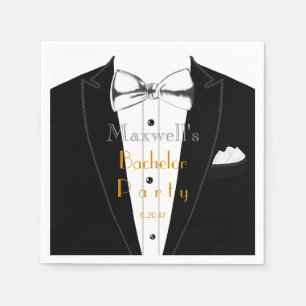 Tuxedo event napkin