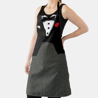 Tuxedo Formal Apron