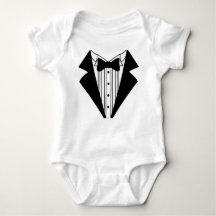 Tuxedo Infant creeper