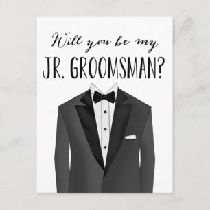 Tuxedo Junior Groomsman Groomsman Invitation