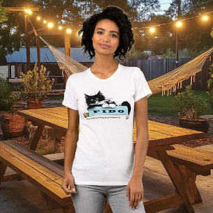Tuxedo Kitten Dog's Bowl T-Shirt