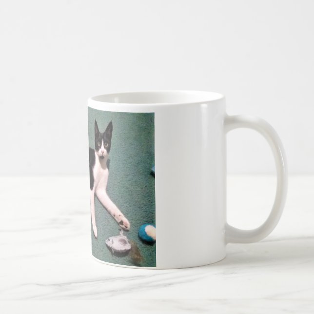 Tuxedo Kitty Mug (Right)