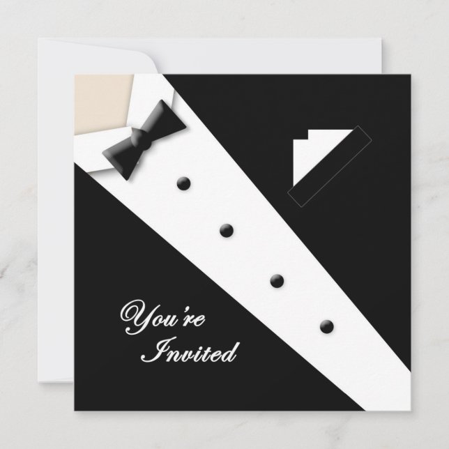 TUXEDO MULTI PURPOSE INVITATION - (Front)