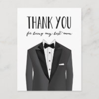 Tuxedo Thank You Best Man | Groomsman