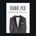 Tuxedo Thank You Groomsman | Groomsman Card<br><div class="desc">Say thank you to your boys with this groomsman thank you card. Available in groomsman,  best man,  junior groomsman and ring bearer styles.



  



  



  



  



  



  



  



  


com.</div>
