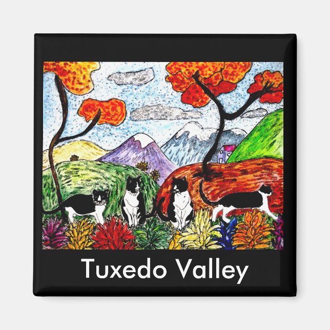 Tuxedo Valley Magnet (Front)