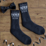 Tuxedo Wedding Father of the Groom Black Socks<br><div class="desc">Which Father of The Groom would not adore a pair of black wedding socks with his name on them as thank you gift? I don't know one that wouldn't! Add his name and your wedding date and get ready for the look of joy on his face.</div>