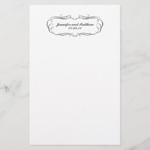 Tuxedo Wedding Stationery in Grey