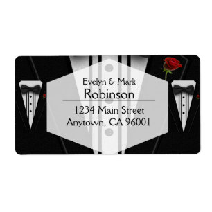 Tuxedo with Bow Tie Monogram