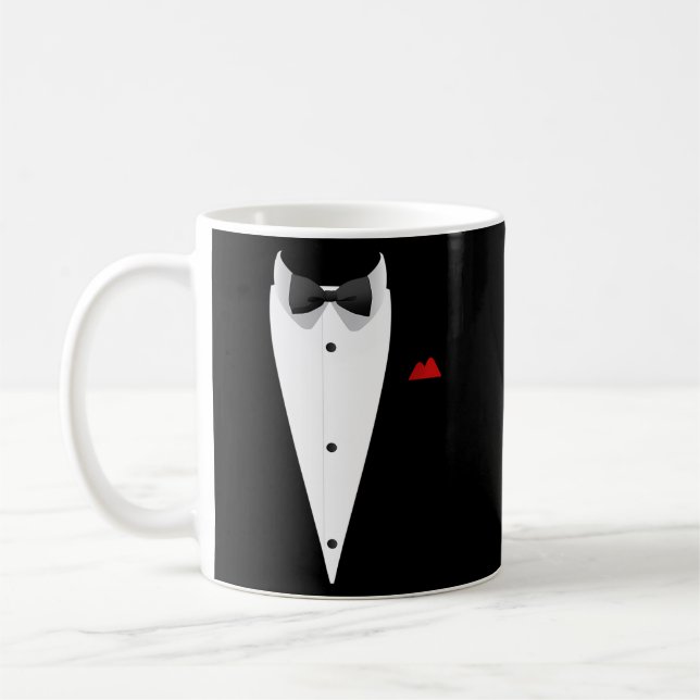 Tuxedo With Bowtie For Wedding And Special Occasio Coffee Mug (Left)