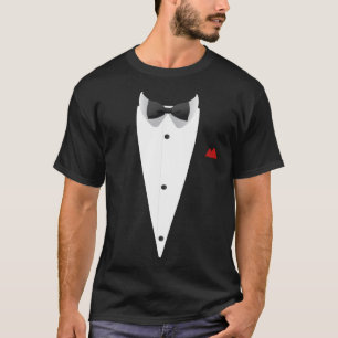 Tuxedo with Bowtie For Weddings New Year's Eve T-Shirt