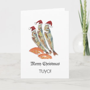 Tuyo Filipino Theme Christmas Card