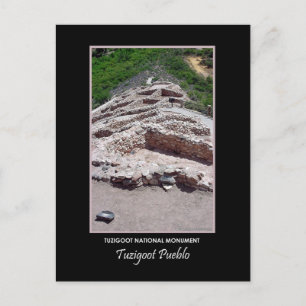 Tuzigoot Pueblo #712b Postcard