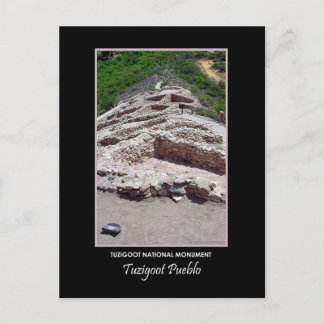 Tuzigoot Pueblo #712b Postcard