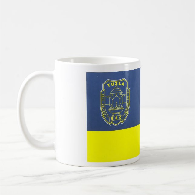 Tuzla Flag Coffee Mug (Left)