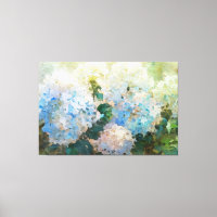 *~*  TV2 Blue Pink Hydrangea art Canvas Print