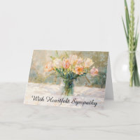 *~* TV2 Still Tulips Vase Sympathy Love Light
