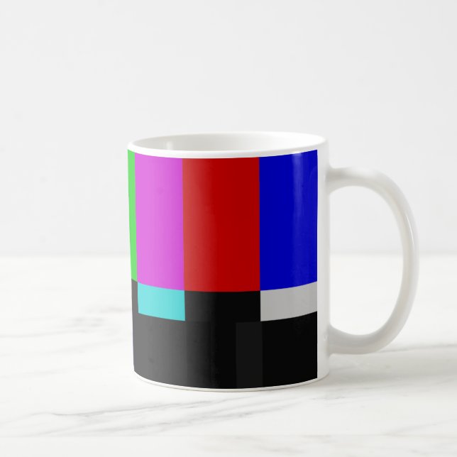 TV bars colour test Coffee Mug (Right)