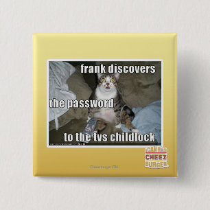 TV Childlock 15 Cm Square Badge