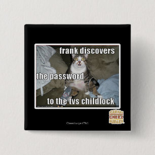 TV Childlock 15 Cm Square Badge