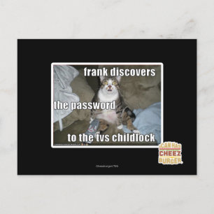 TV Childlock Postcard