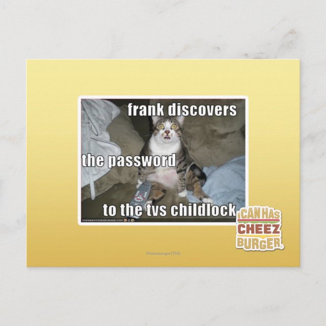 TV Childlock Postcard (Front)