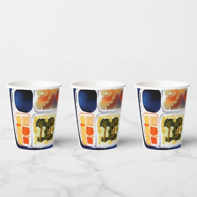 TV Dinner Paper Cups (Multi)