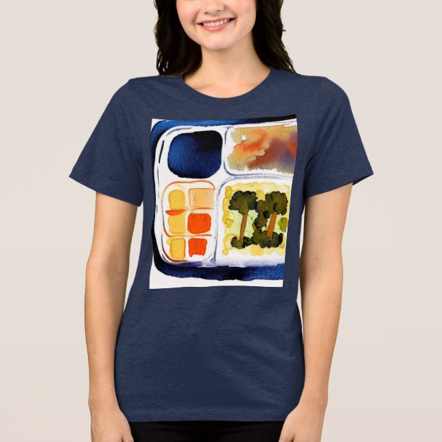TV Dinner Tri-Blend Shirt (Front)