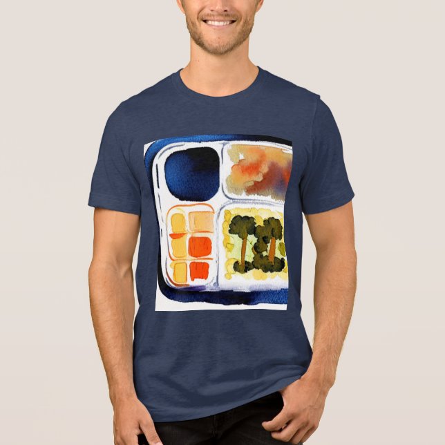 TV Dinner Tri-Blend Shirt (Front)
