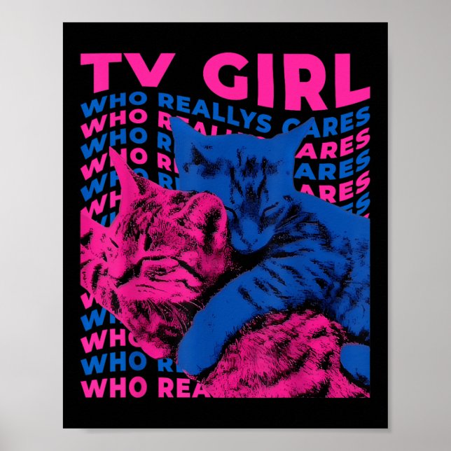 Tv Girl Album Frenchs Exit Who Really Cares Cat Tv Poster (Front)