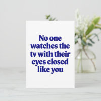 TV Joke Father's Day  Dad Joke Husband Gift