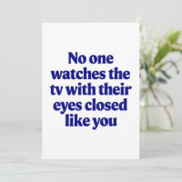 TV Joke Father's Day Dad Joke Husband Gift