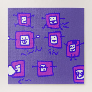 TV　purple　pink　Japan Jigsaw Puzzle