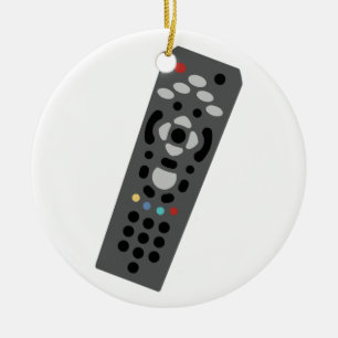 TV Remote Ceramic Tree Decoration