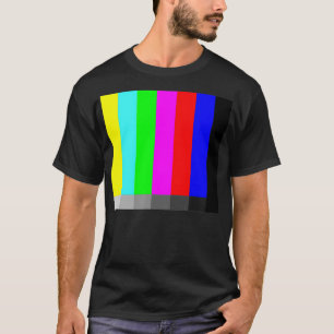 TV Retro Colour Bars Vintage Design  T-Shirt