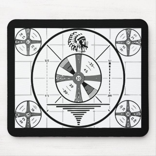 TV Sign Off Mousepad (Front)