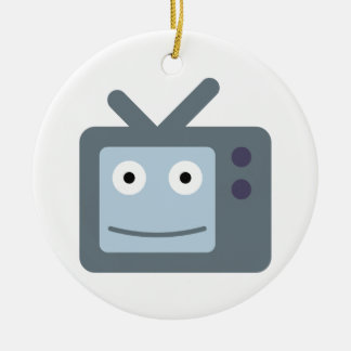 TV television set Ceramic Tree Decoration