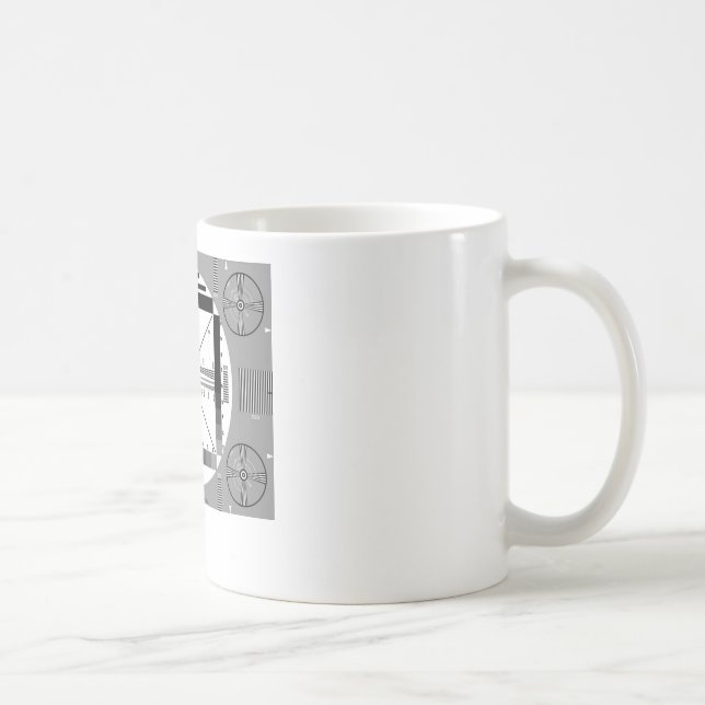 TV Test Pattern Coffee Mug (Right)