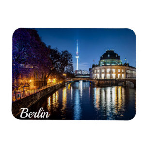 TV tower and museum island in Berlin, Germany Magnet