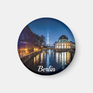 TV tower and museum island in Berlin, Germany Magnet