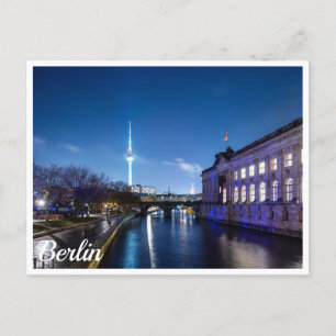 TV tower and museum island in Berlin, Germany Postcard